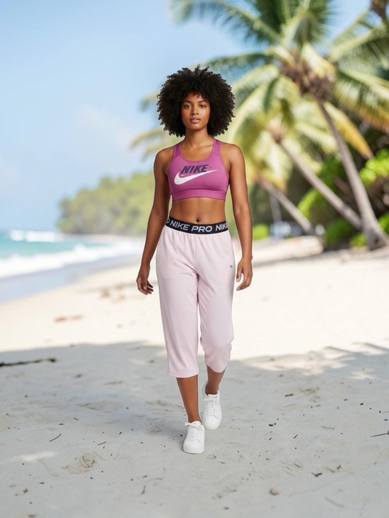Nike Other - Nike Pink Sports Bra w/ Purple Shorts Light Pink Joggers 2 tops are 2x, pants 1x